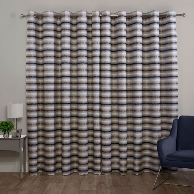 MONO STRIPE NAVY  66x90 Curtain