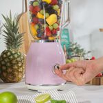 SALTER RETRO PINK 1.5L Glass Jug Blender