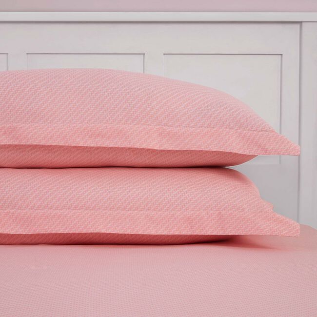 Poppie Oxford Pillowcase Pair -  Pink