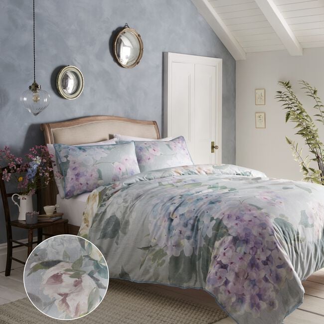 DOUBLE DUVET COVER Appletree Heritage Hydrangea