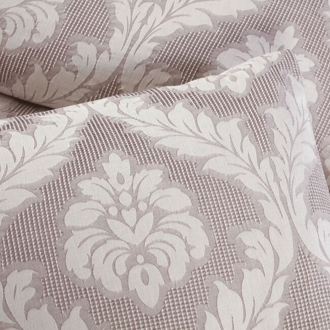 SINGLE DUVET COVER Damask Jacquard Silver