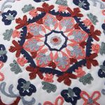 CREWEL GLOBAL WINTER WHITE 45X45 Cushion 