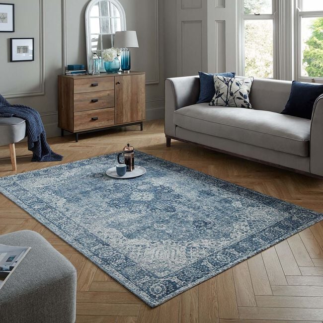 ANTIQUE TRADITIONAL BLUE 120X170cm Rug