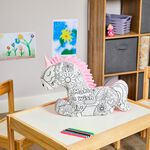 Colour Your Own Unicorn Cushion