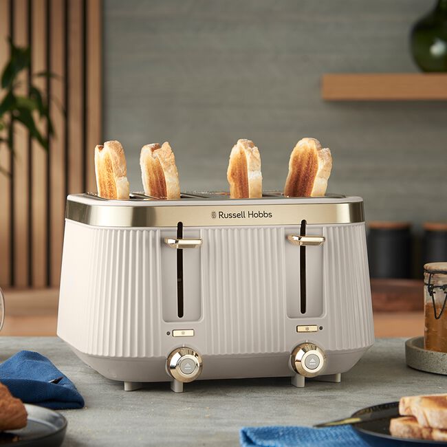 RUSSELL HOBBS BRONTE STONE 4 Slice Toaster