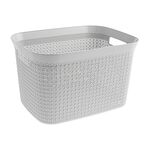Ezy Mode 25L Open Basket Stone Grey