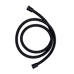 De Vielle 1.5m - 2m Extendable Black Shower Hose