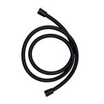 De Vielle 1.5m - 2m Extendable Black Shower Hose