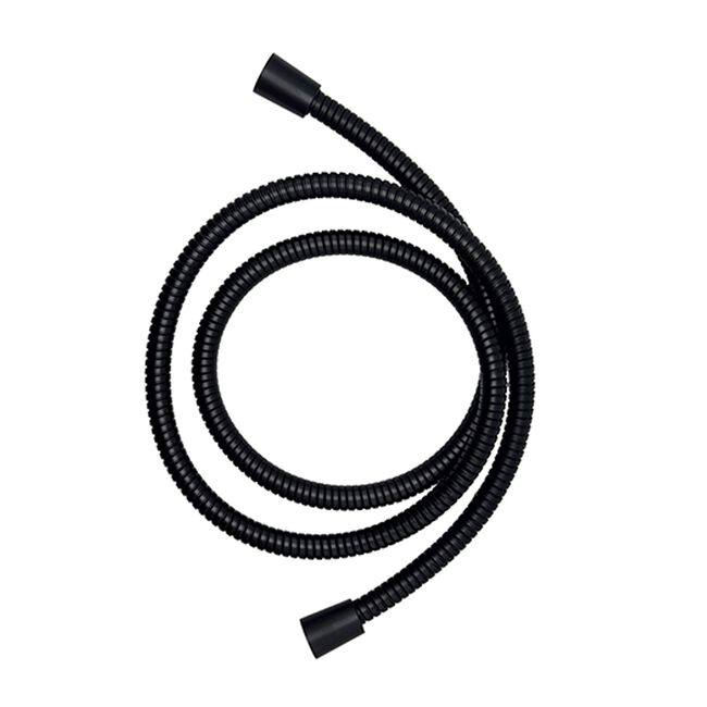 De Vielle 1.5m - 2m Extendable Black Shower Hose