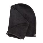 TURKISH COTTON SUPERSOFT BLACK Hair Wrap