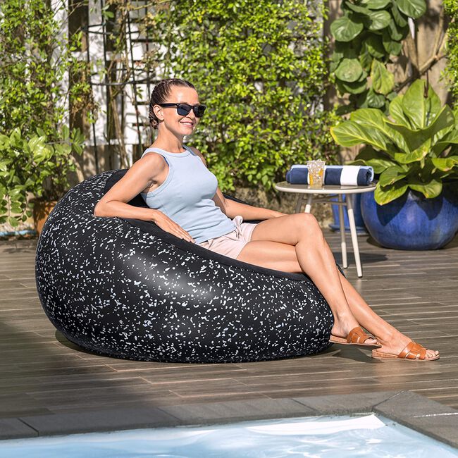BESTWAY INFLATE-A-CHAIR AIR Chair Grey  