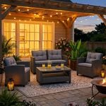 Lisbon 4 Piece Rattan Sofa Set