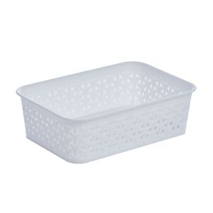 Geometric Storage Basket 1.5L - White