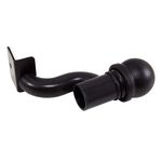 NO DRILL EXTENDABLE 120-180CM Black