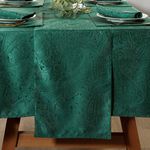 PAISLEY DAMASK GREEN 229x36cm Table Runner