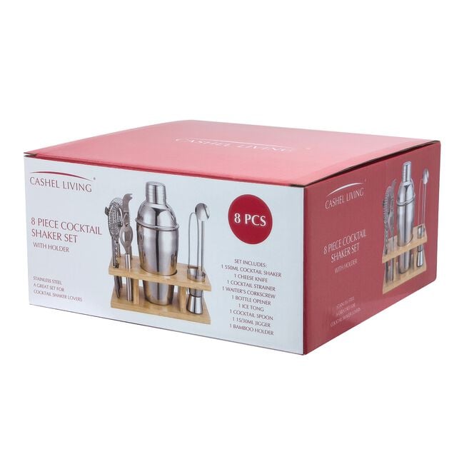 Cashel Living Cocktail Shaker Set with Holder