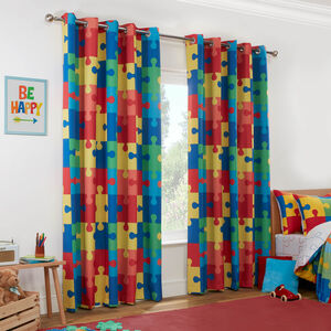 JIGSAW MULTI 66x54 Curtain