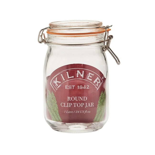 Kilner Round Clip Top Jar 1L