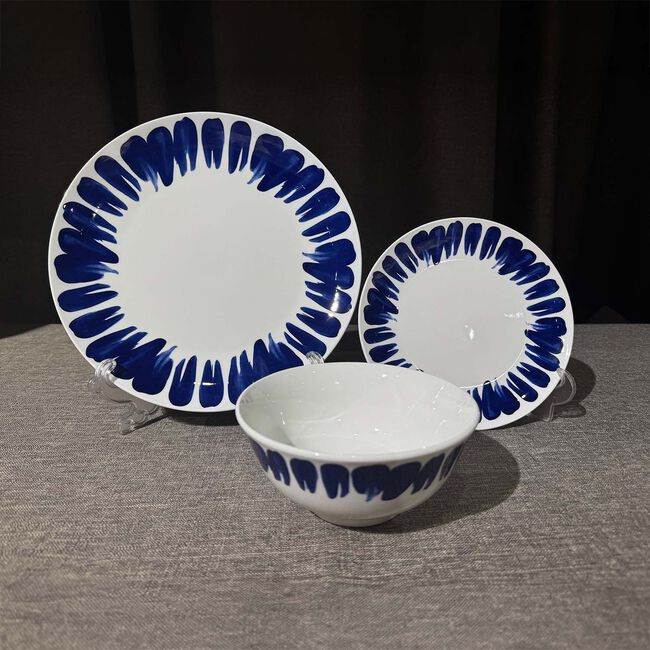 Abney & Croft Santorini 12 Piece Dinner Set