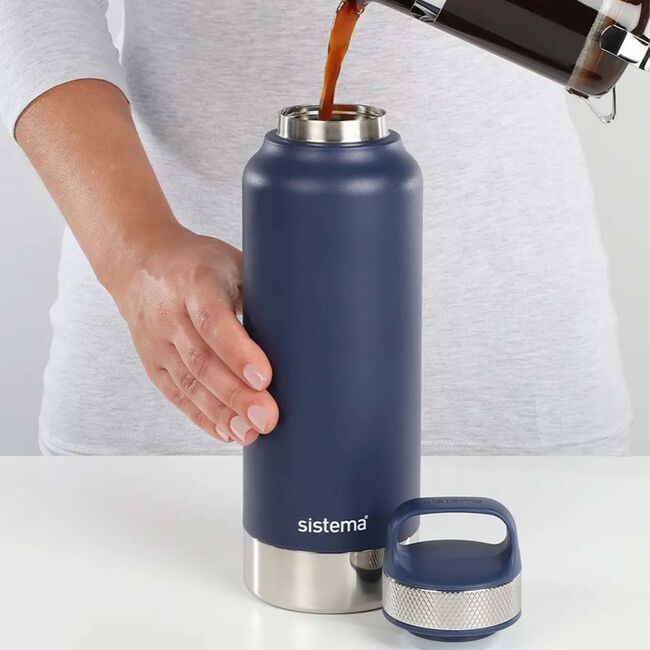 Sistema Stainless Steel 1L Double Walled Flask