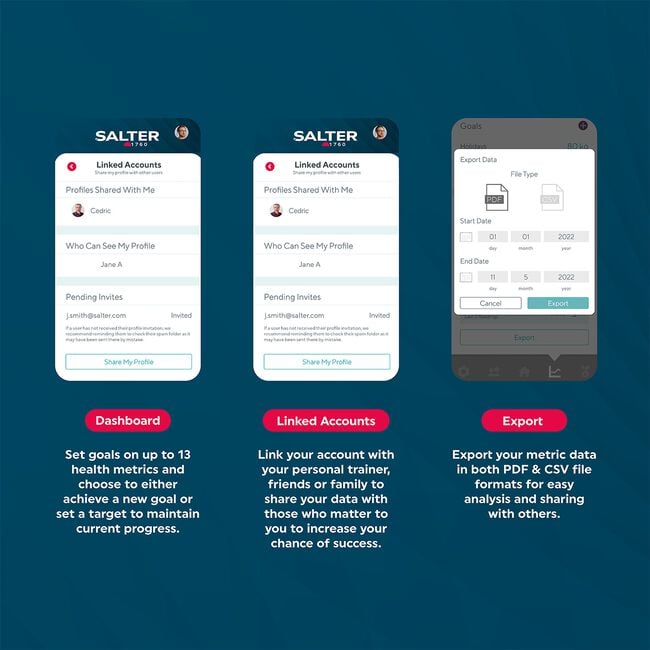 Salter Smart Bluetooth App Bathroom Scales