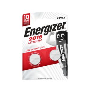 Energizer CR2016 Batteries - 2 Pack