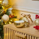 Ambianti Christmas Bauble Gold 170g Candle