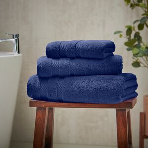 450GSM  ZERO TWIST NAVY 50x90 Hand Towel