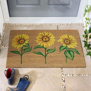 My Mat Sunflowers Coir Door Mat 45cm x 75cm