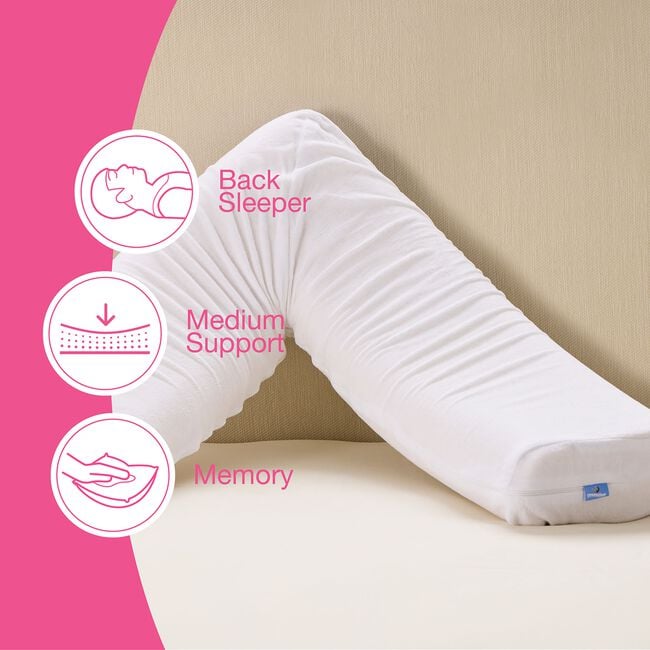 Dreamtime V-Shape Memory Foam Pillow