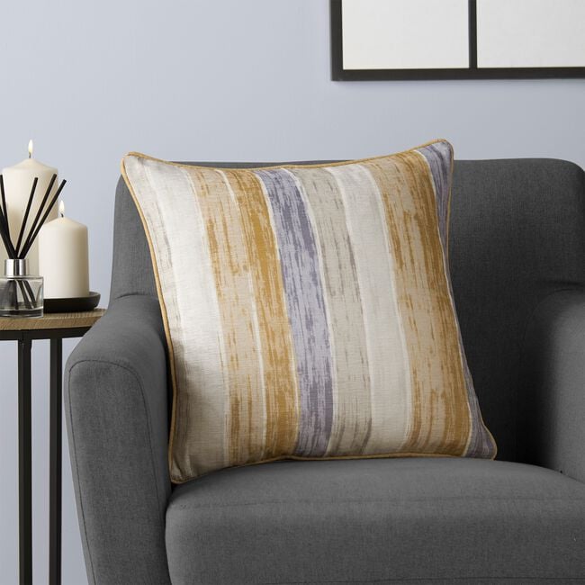 ZAIDA STRIPE OCHRE 45x45 Cushion