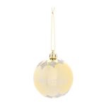12 Pack Gold & White Bauble Set