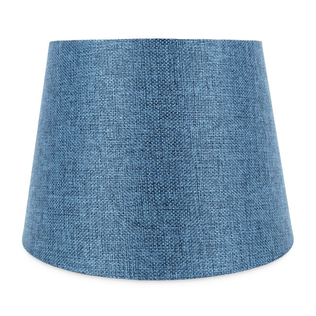 NAVY BLUE LINEN SHADE 10"