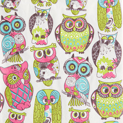 Owl Napkins 20 Pack