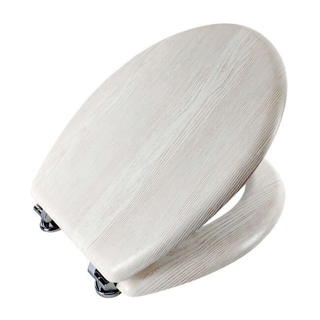 MODERN NATURAL OAK EFFECT TOILET Seat