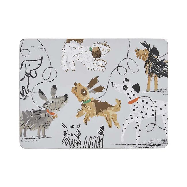 Dog Days Cork Placemat 4 Pack
