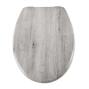 MODERN GREY OAK EFFECT Toilet Seat