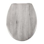 MODERN GREY OAK EFFECT Toilet Seat