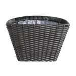 WICKER Wall Basket Grey
