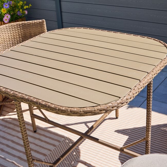 Solaro 5 Piece Rattan Dining Set