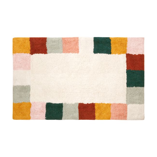 Geo Border Multi Bath Mat 50cm x 80cm
