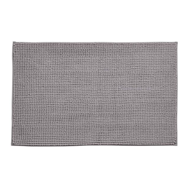 CATHERINE LANSFIELD SILVER BOBBLE 50x80cm Bath Mat