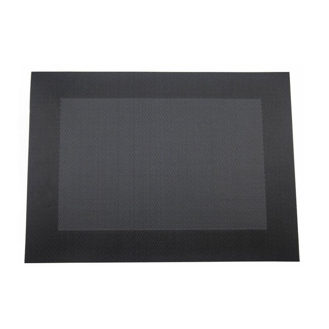 Netted Oxford Placemat - Black