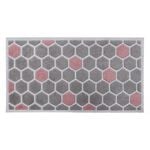 JVL Solemate Handcarved Honeycomb Doormat 57x100cm