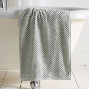 POPCORN CHECK GREEN Hand Towel