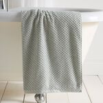 POPCORN CHECK GREEN Hand Towel