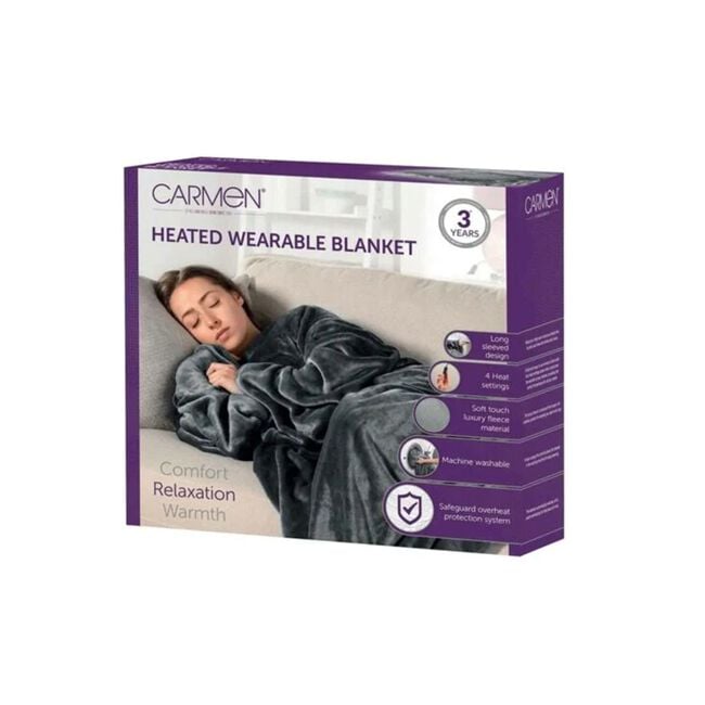 Carmen Heated Wearable Washable Blanket