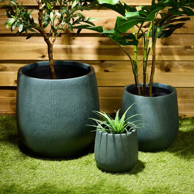 HAWAII Small Fibre Clay Plant Pot
