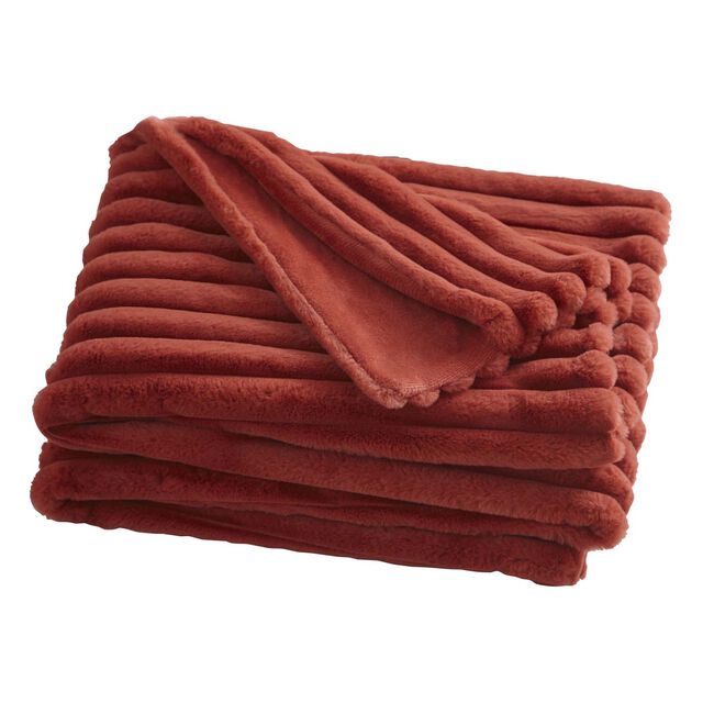 MORRITZ TERRACOTTA 130x180CM Throw