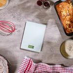 Camry White Rectangular Digital Kitchen Scale